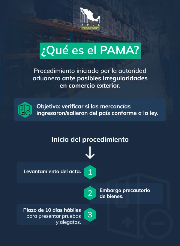 Infografía de qué es el PAMA y cómo inicia.