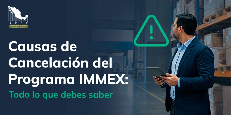 Portada de artículo de causas de cancelación del programa IMMEX